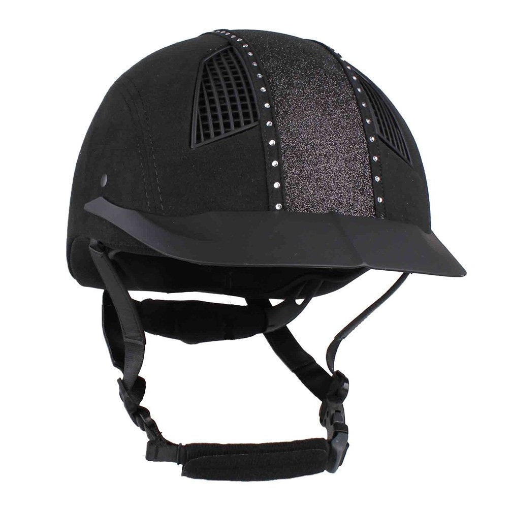 QHP GLITZ SAFETY HELMET 74306(Black)（Zafe Deluxe Safety Helmet 